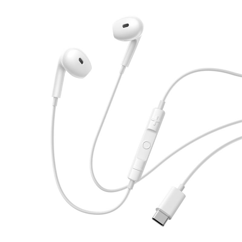 OS-Baseus Encok CZ19 Wired Earphones Moon White