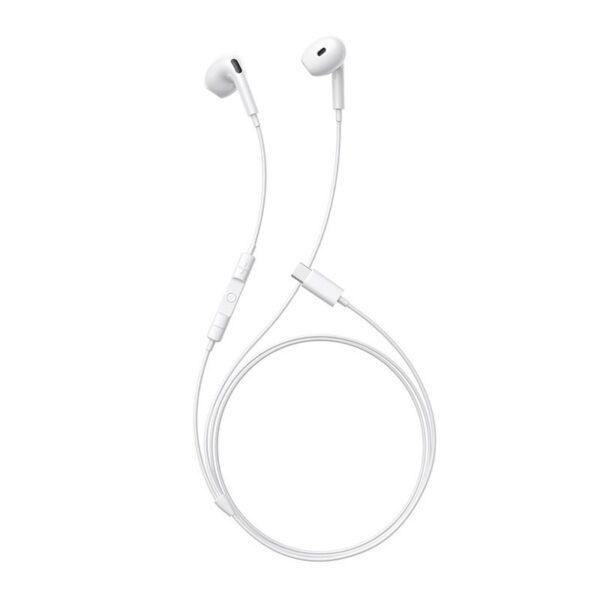 OS-Baseus Encok CZ19 Wired Earphones Moon White