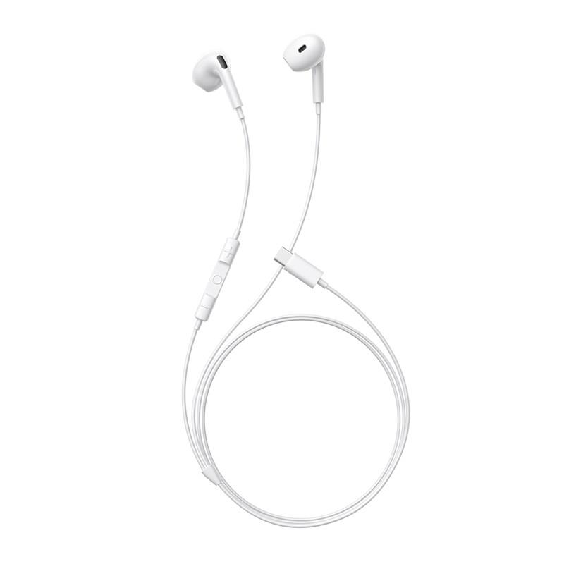 OS-Baseus Encok CZ19 Wired Earphones Moon White