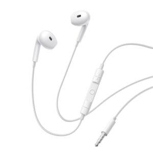 OS-Baseus Encok HZ19 Wired Earphones Moon White