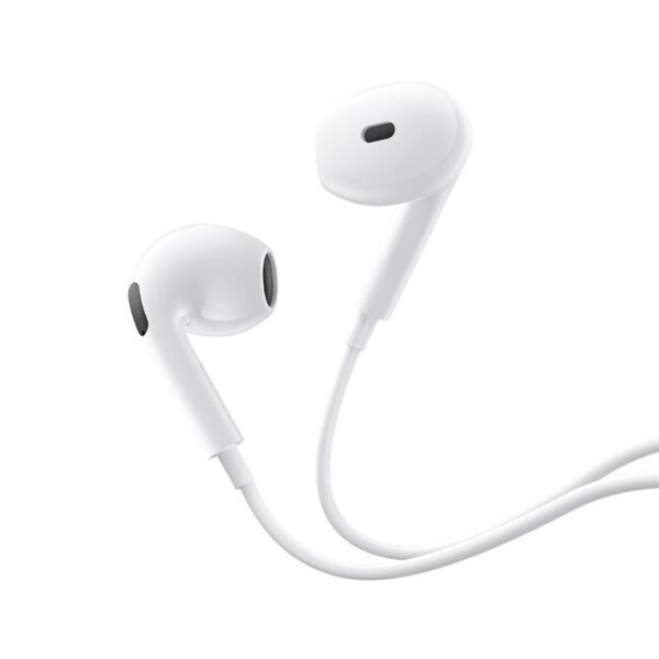 OS-Baseus Encok HZ19 Wired Earphones Moon White