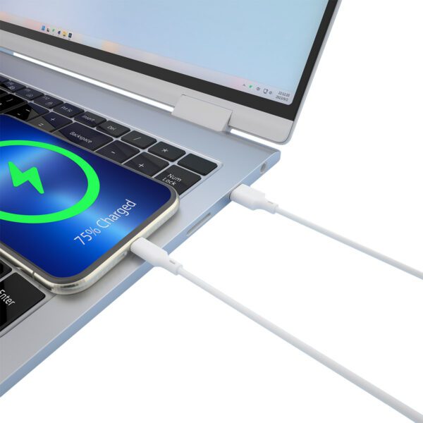 435191_oryg Forever recycling  cable USB-A - Lightning 1,5m 2,4A HDKR12-AL-00 white