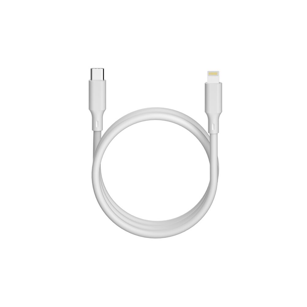 435197_oryg Forever recycling cable USB-C - Lightning 1,5m 3A KR12-CL-00 white