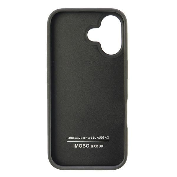 Audi Carbon Fiber Stripe case for iPhone 16 6.1" black