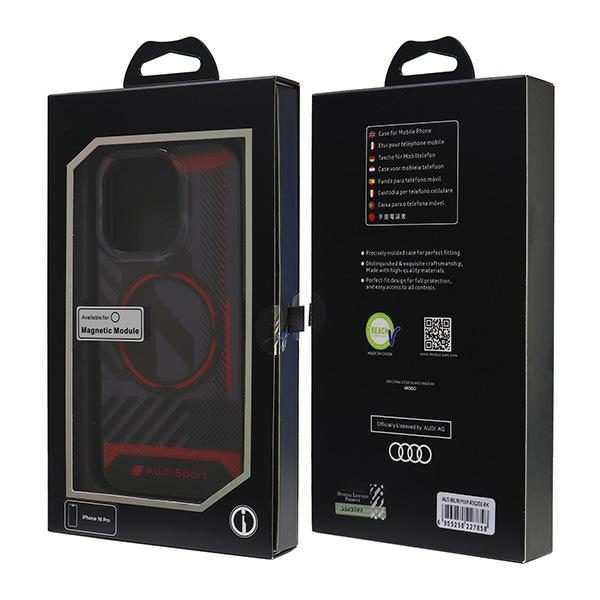 Audi IML Sport MagSafe case for iPhone 16 Pro Max 6.9" black