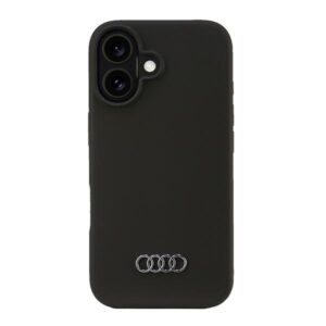 Audi Silicone case for iPhone 16 6.1" black