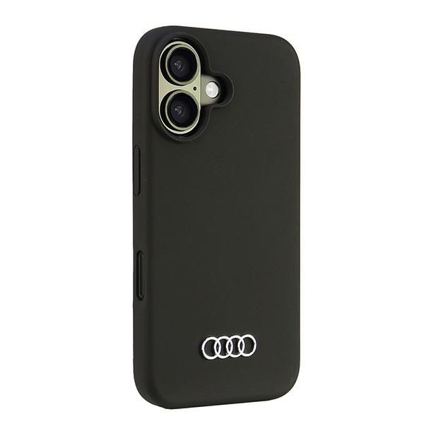 Audi Silicone case for iPhone 16 6.1" black