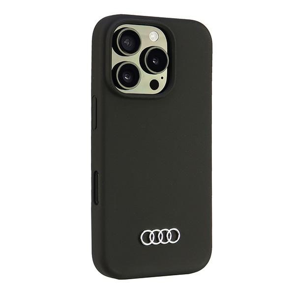 Audi Silicone case for iPhone 16 Pro 6.3" black