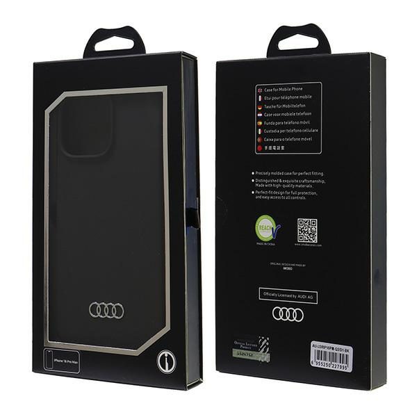 Audi Silicone case for iPhone 16 Pro Max 6.9" black
