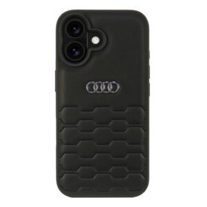Audi Synthetic Leather case for iPhone 16 6.1" black