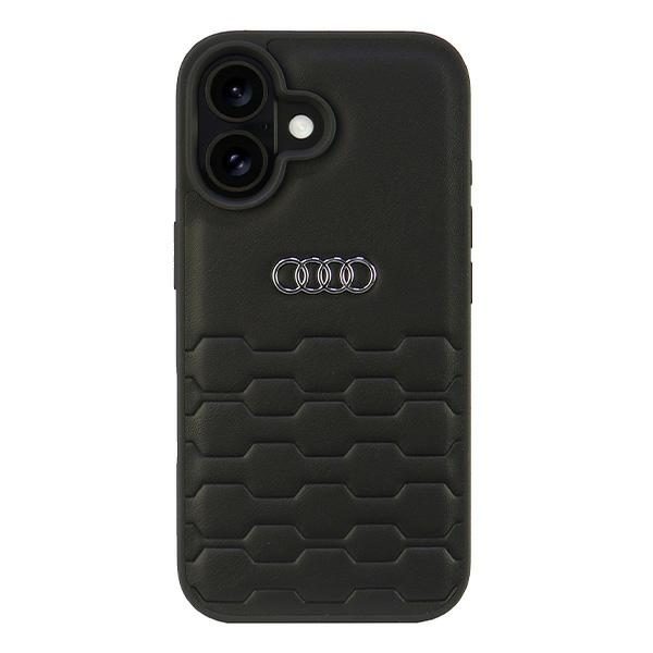 Audi Synthetic Leather case for iPhone 16 6.1" black