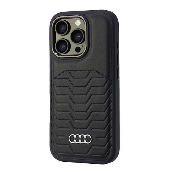 Audi Synthetic Leather MagSafe case for iPhone 16 Pro 6.3" black