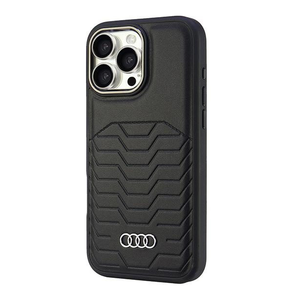 Audi Synthetic Leather MagSafe case for iPhone 16 Pro Max 6.9" black