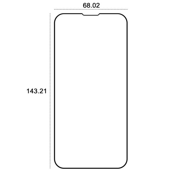 435521_oryg Etteri tempered glass 9D for iPhone 16e
