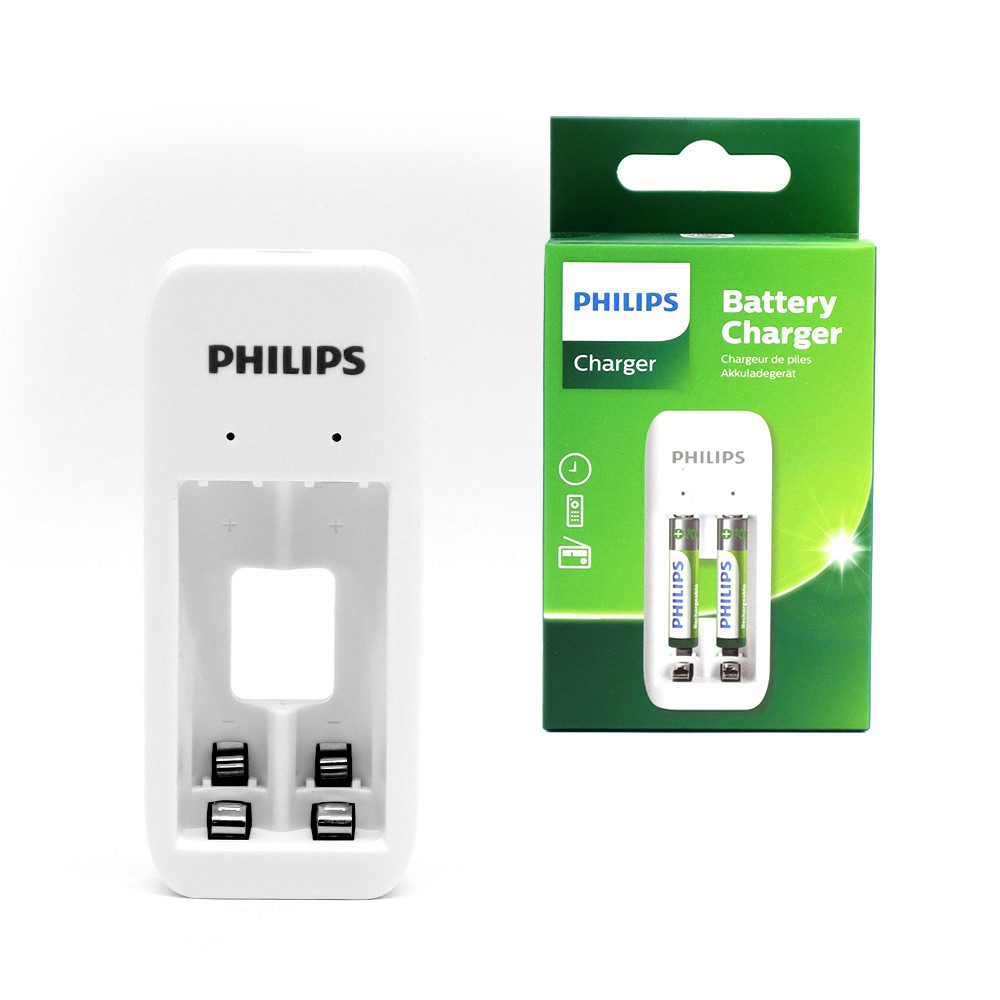 435988_oryg PHILIPS Dual channel battery charger for NiMH USB + 2xAAA 7000mAh