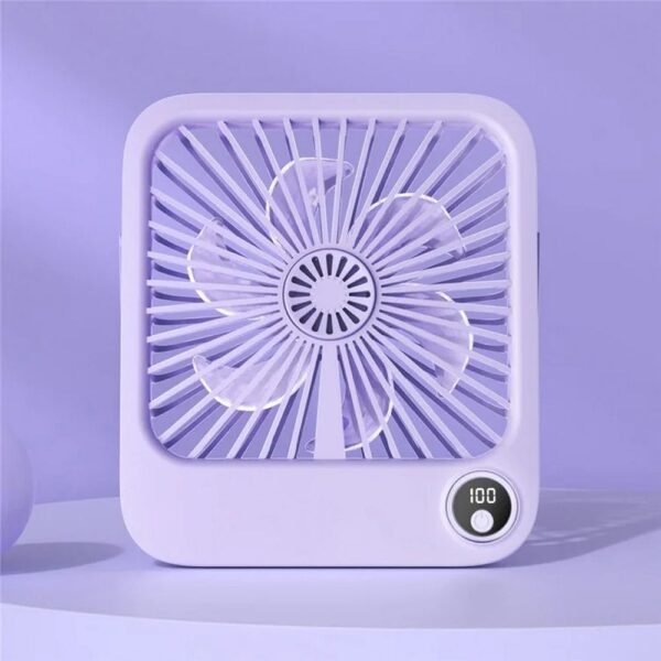 Desk fan with adjustable stand W30 purple