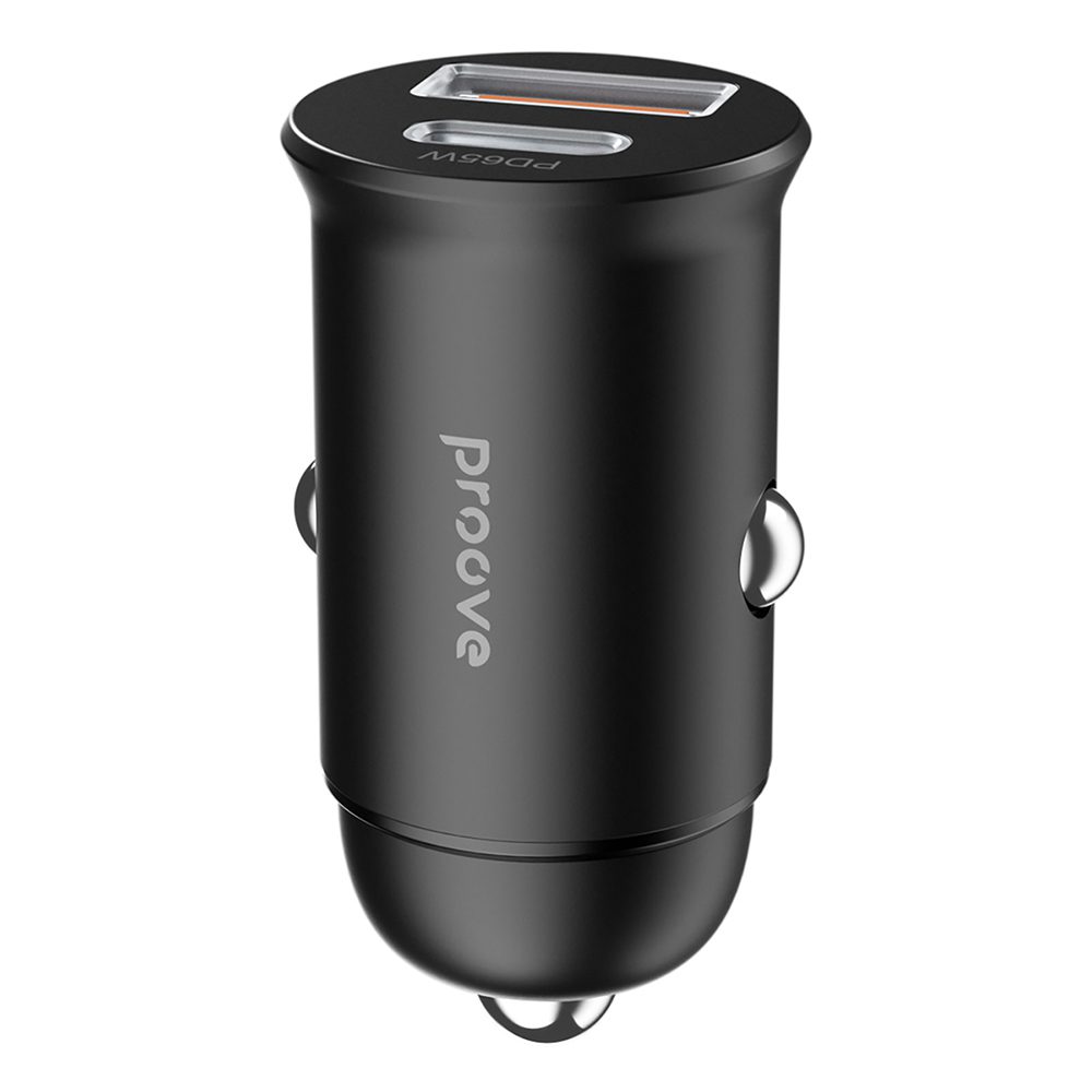 436092_oryg Proove Tiny Power Pro PD car charger USB-C + USB-A 65W black