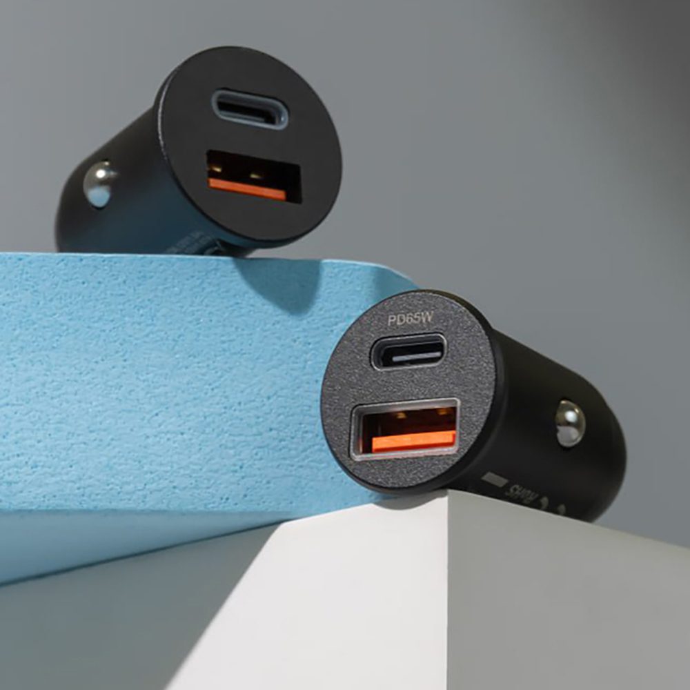 436096_oryg Proove Tiny Power Pro PD car charger USB-C + USB-A 65W black