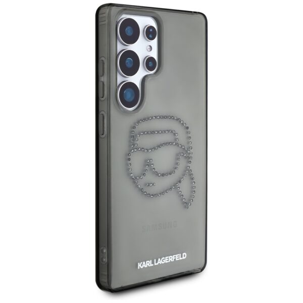 Karl Lagerfeld HC IML Rhinestones K Head case for Samsung Galaxy S25 Ultra black