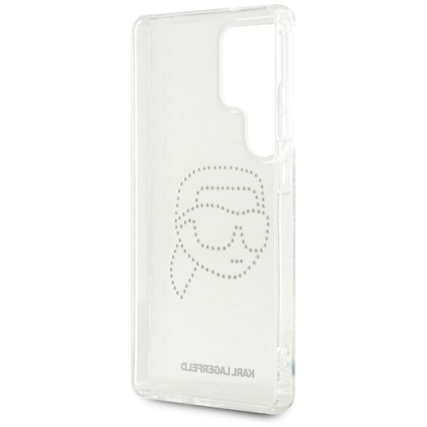 Karl Lagerfeld HC IML Rhinestones K Head case for Samsung Galaxy S25 Ultra transparent