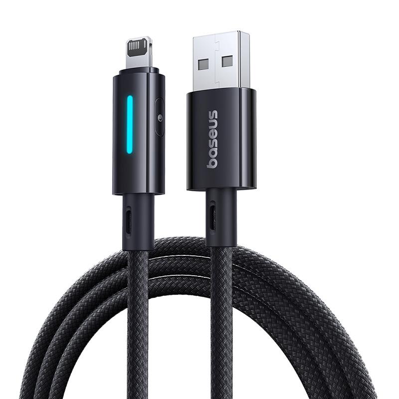 437785_oryg Baseus Lit Cable USB - Lightning 1m 2.4A Cosmic Black