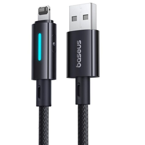 Baseus Lit Cable USB - Lightning 1m 2.4A Cosmic Black