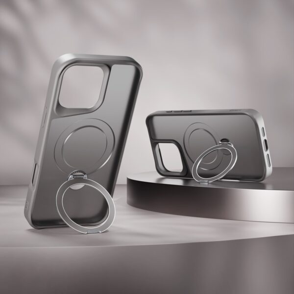 Etteri Matt Mag Ring case for iPhone 17 Air grey