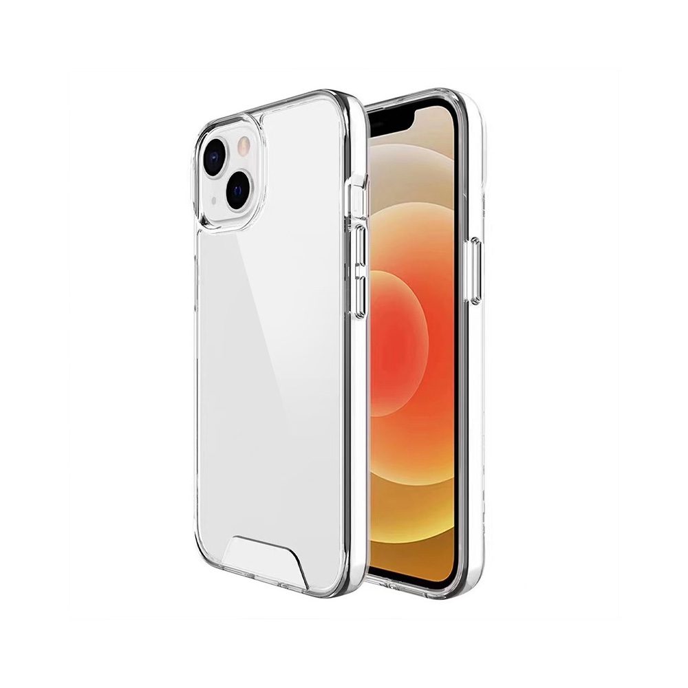 438284_oryg Hybrid Crystal case for iPhone 16 Plus 6,7" transparent big hole