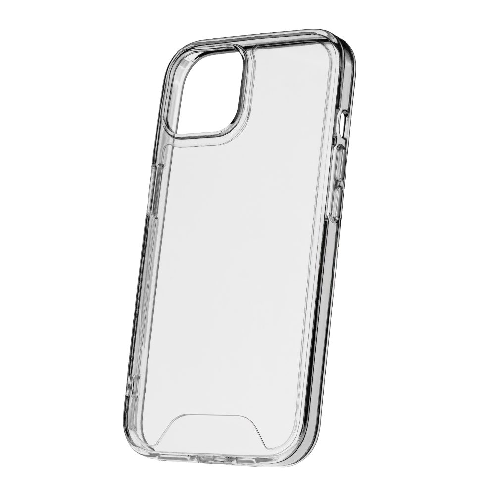 438285_oryg Hybrid Crystal case for iPhone 16 Plus 6,7" transparent big hole