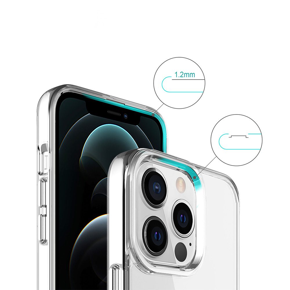 438290_oryg Hybrid Crystal case for iPhone 16 Plus 6,7" transparent big hole