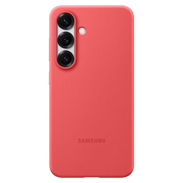 438469_oryg Samsung Silicone Case for Samsung Galaxy S25+ Red