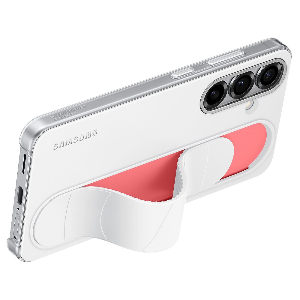 Samsung Standing Grip Case for Samsung Galaxy S25 White