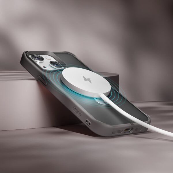 438588_oryg Etteri Matt Mag Ring case for iPhone 12 / 12 Pro 6,1" grey