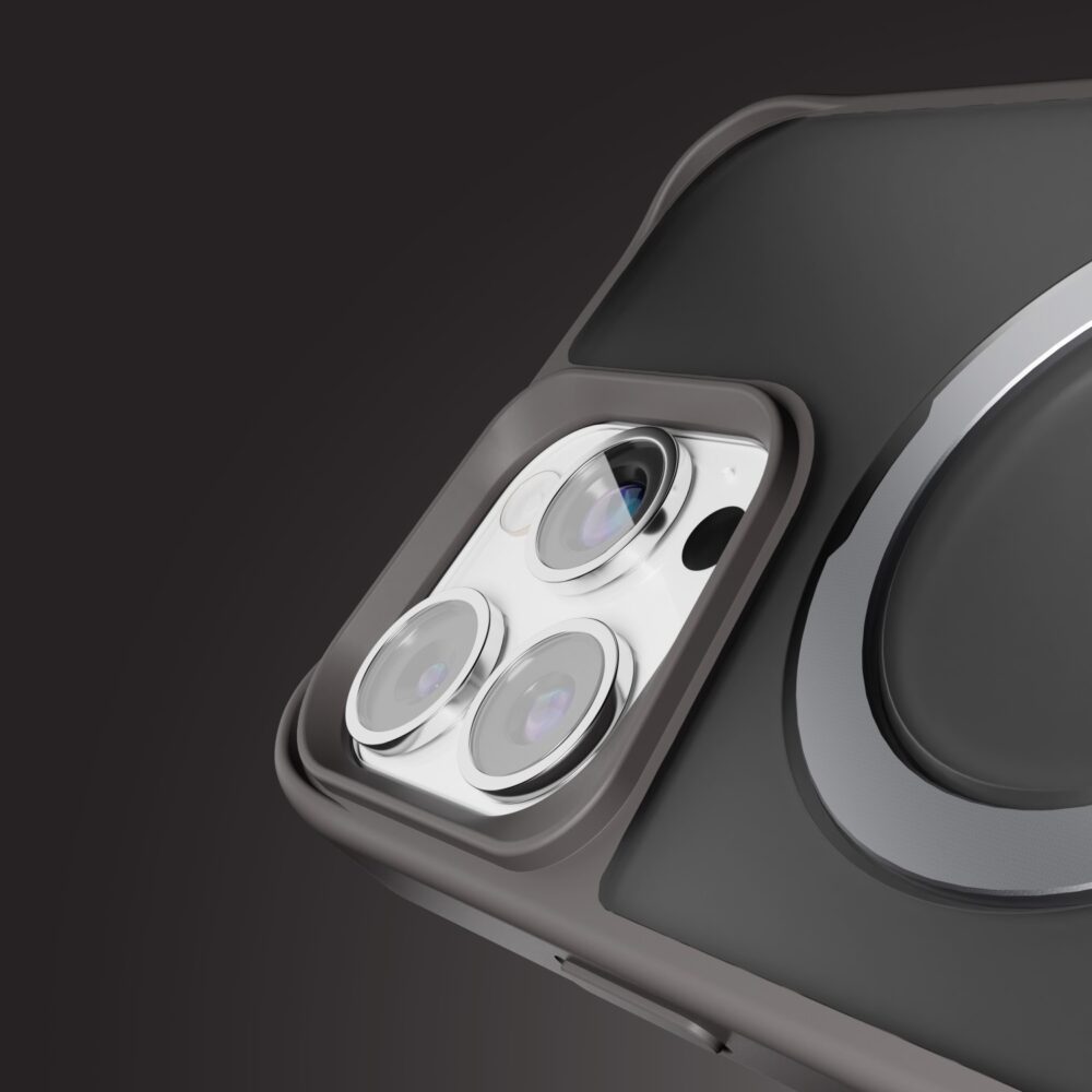 438649_oryg Etteri Matt Mag Ring case for iPhone 15 Pro Max 6,7" grey