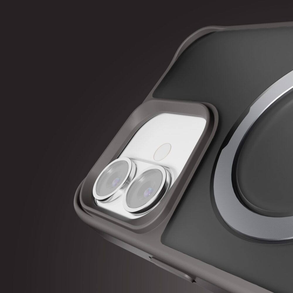 438669_oryg Etteri Matt Mag Ring case for iPhone 16 Plus 6,7" grey