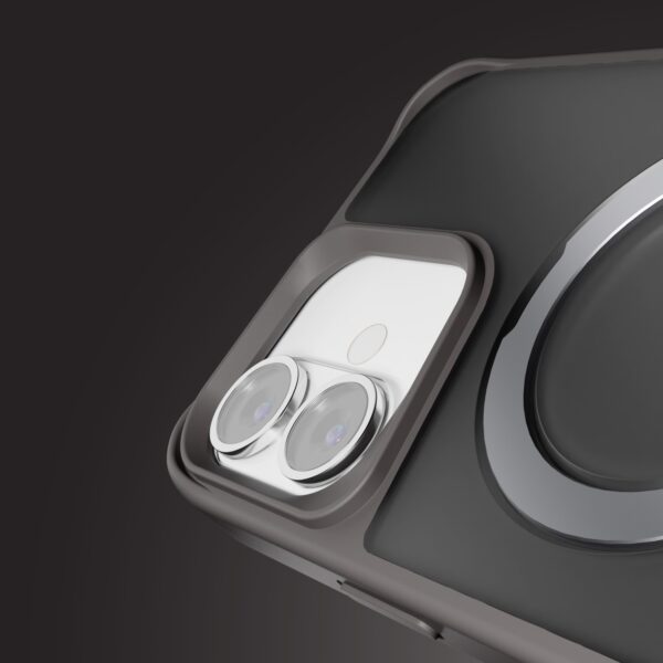 Etteri Matt Mag Ring case for iPhone 16 Plus 6,7" grey