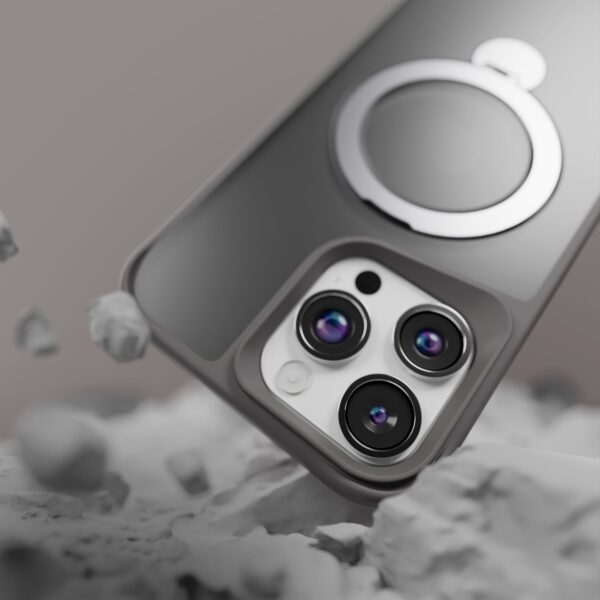 Etteri Matt Mag Ring case for iPhone 16 Pro 6,3" grey