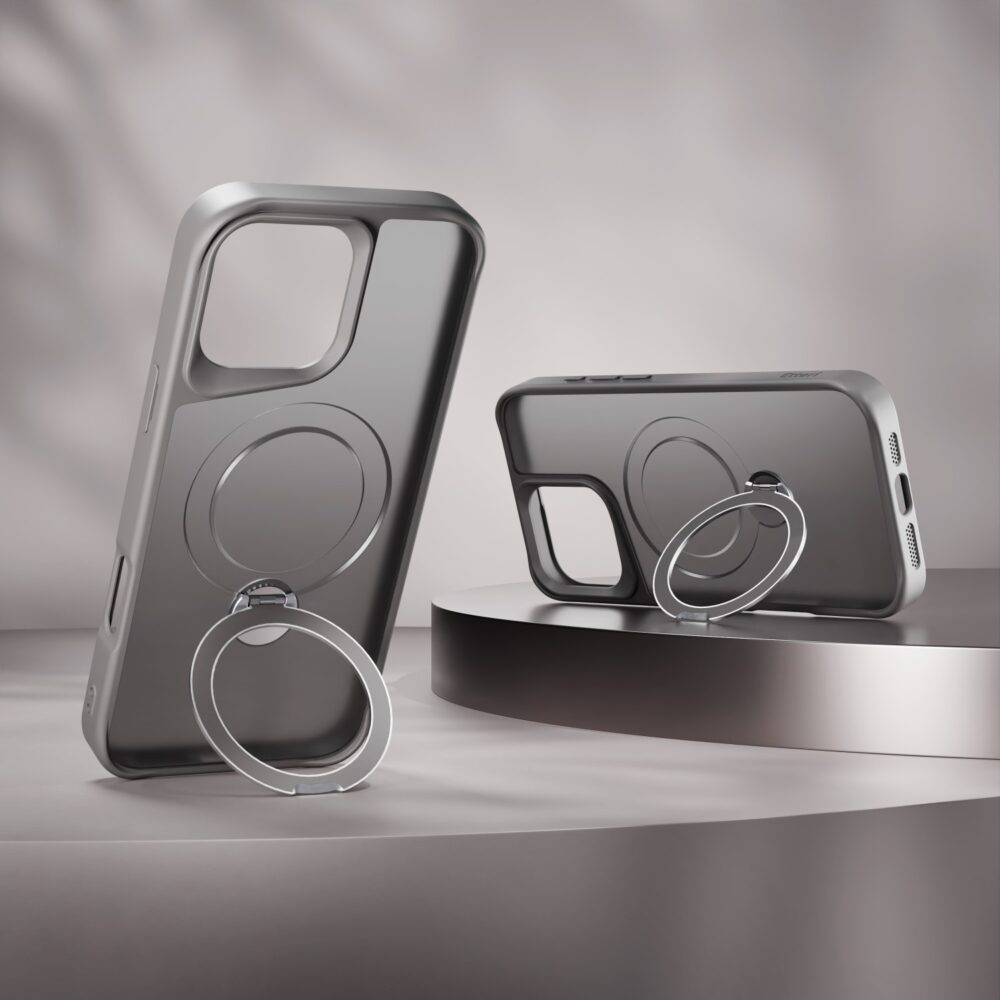 438687_oryg Etteri Matt Mag Ring case for iPhone 16 Pro Max 6,9" grey