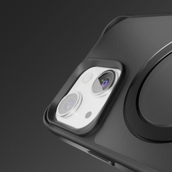 438699_oryg Etteri Matt Mag Ring case for iPhone 12 / 12 Pro 6,1" black