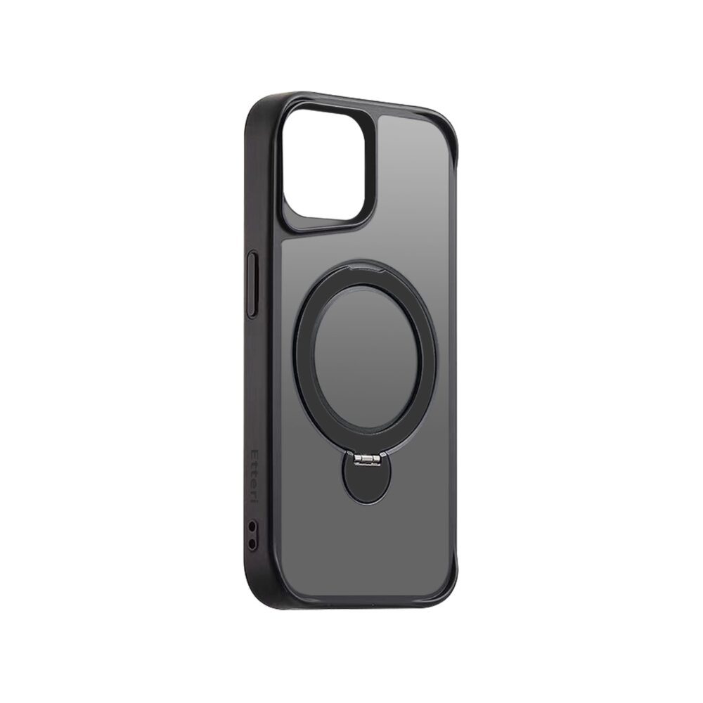 438704_oryg Etteri Matt Mag Ring case for iPhone 13 6,1" black