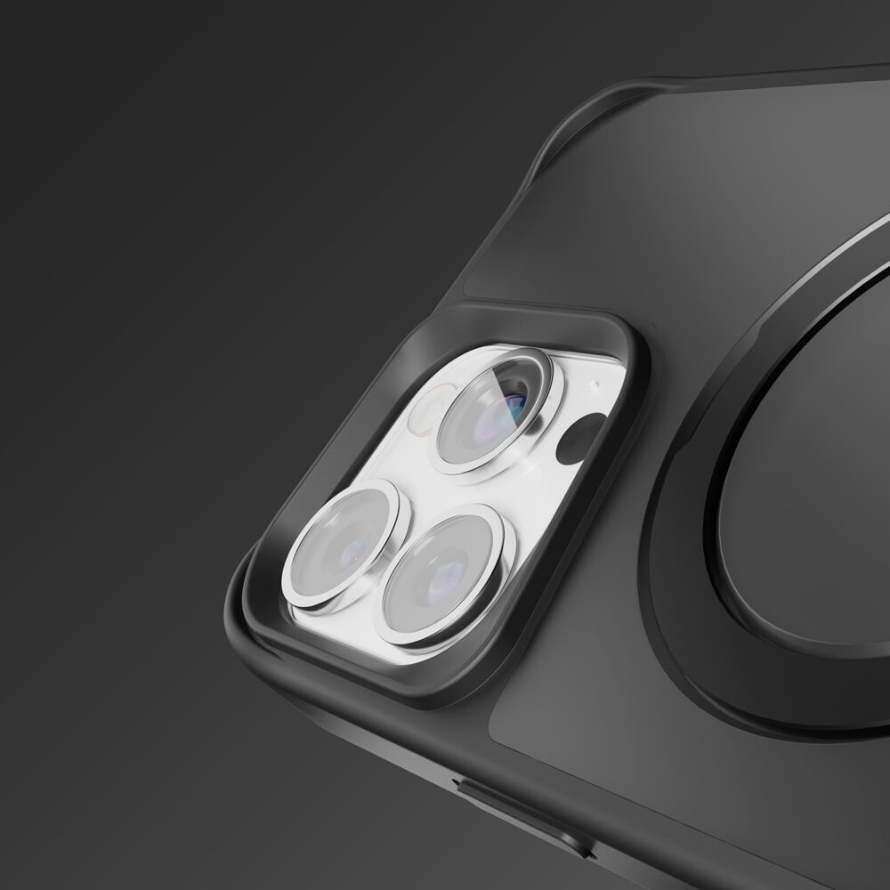 438729_oryg Etteri Matt Mag Ring case for iPhone 14 Pro 6,1" black