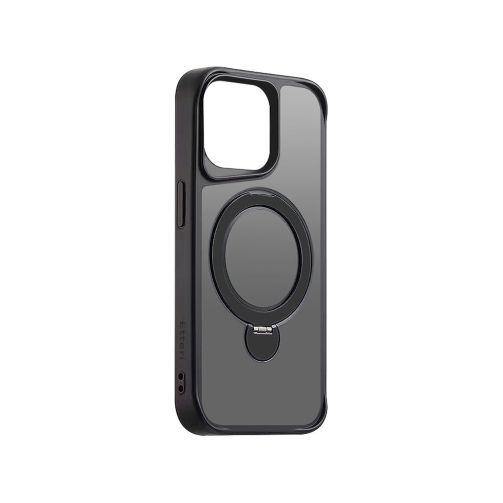 438754_oryg Etteri Matt Mag Ring case for iPhone 15 Pro Max 6,7" black