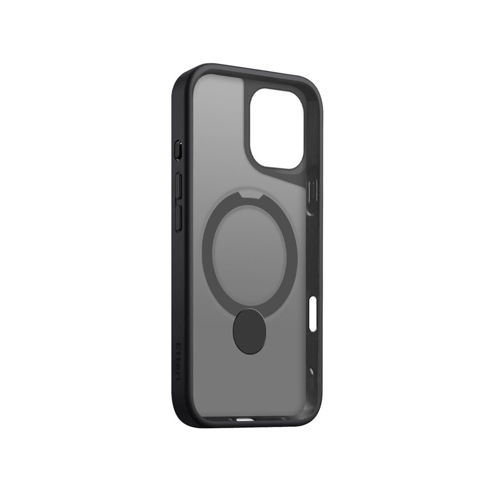 438765_oryg Etteri Matt Mag Ring case for iPhone 16 6,1" black