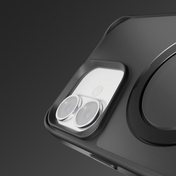 Etteri Matt Mag Ring case for iPhone 16 6,1" black