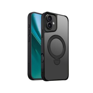 438773_oryg Etteri Matt Mag Ring case for iPhone 16 Plus 6,7" black