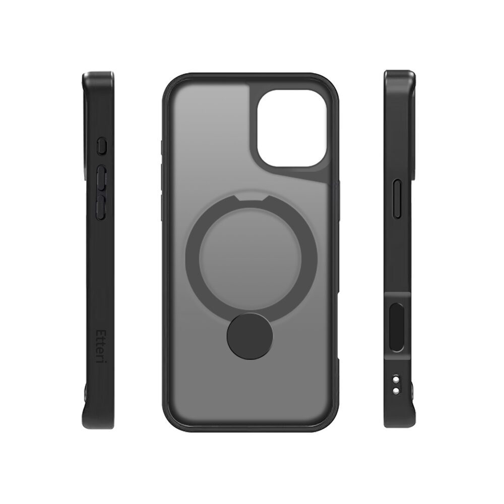 438776_oryg Etteri Matt Mag Ring case for iPhone 16 Plus 6,7" black