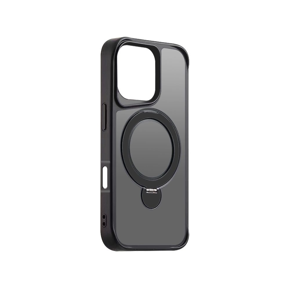 438784_oryg Etteri Matt Mag Ring case for iPhone 16 Pro 6,3" black
