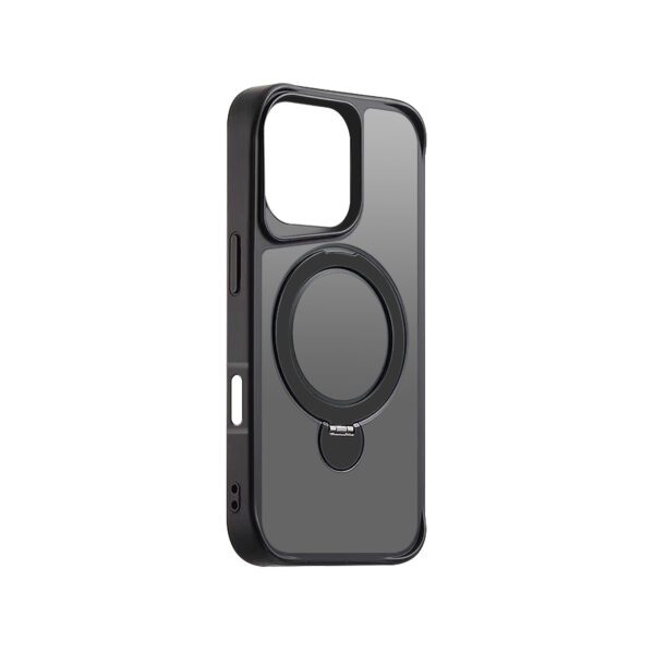 Etteri Matt Mag Ring case for iPhone 16 Pro 6,3" black