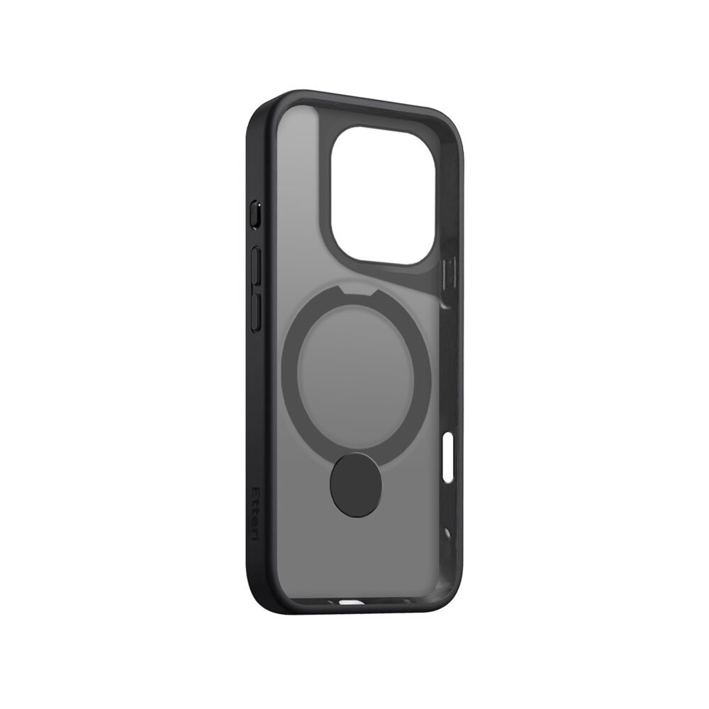 438785_oryg Etteri Matt Mag Ring case for iPhone 16 Pro 6,3" black