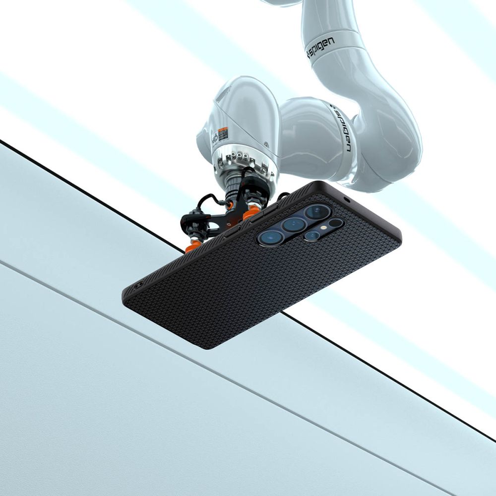 Spigen Liquid Air case for Samsung Galaxy S25 Ultra Matte Black